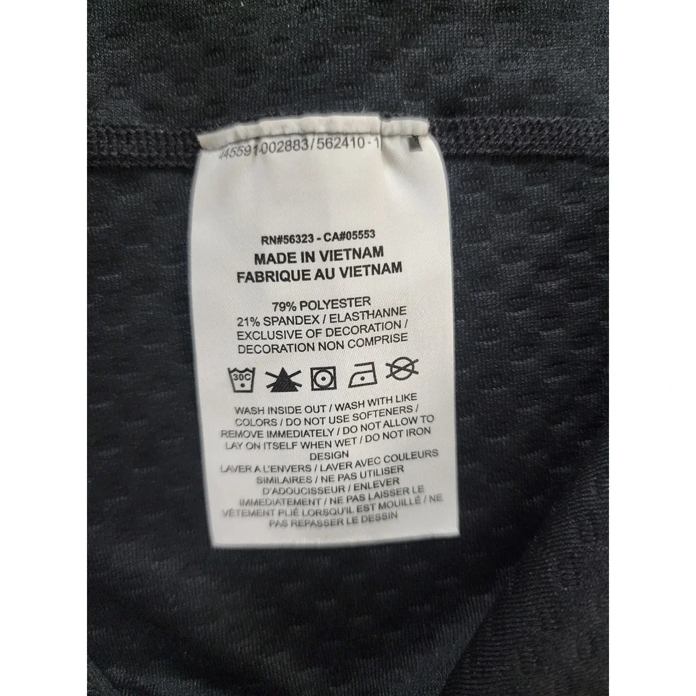 Nike Air Dri-FIT Running Tank Top Women 1X PLUS Black Mesh Sleeveless DB4448-010